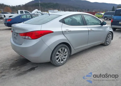 2011 Hyundai Elantra Gls from USA, damaged, VIN 5NPDH4AE2BH027718